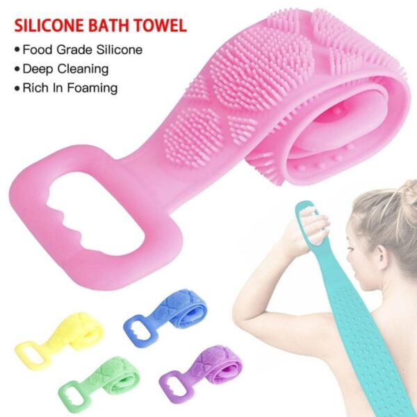 Body Wash Silicone Body Scrubber Belt