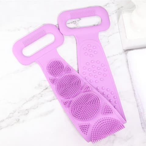 Body Wash Silicone Body Scrubber Belt