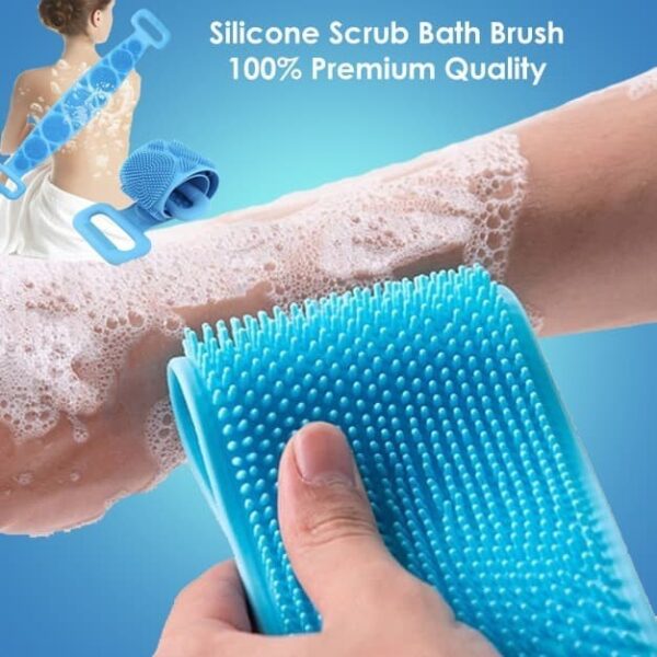 Body Wash Silicone Body Scrubber Belt